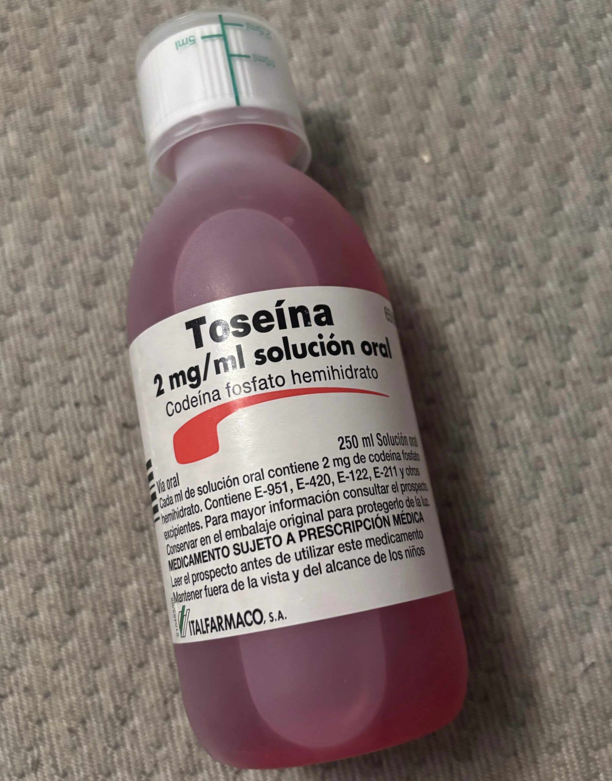Toseina lean 2mg solucion oral